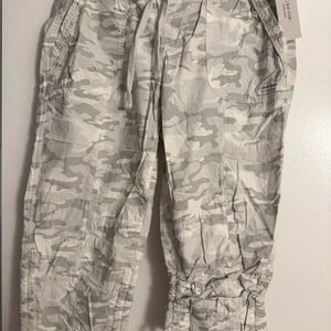 Calvin Klein Gray Camouflage Pants
